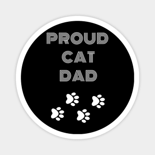 Proud Cat Dad Magnet